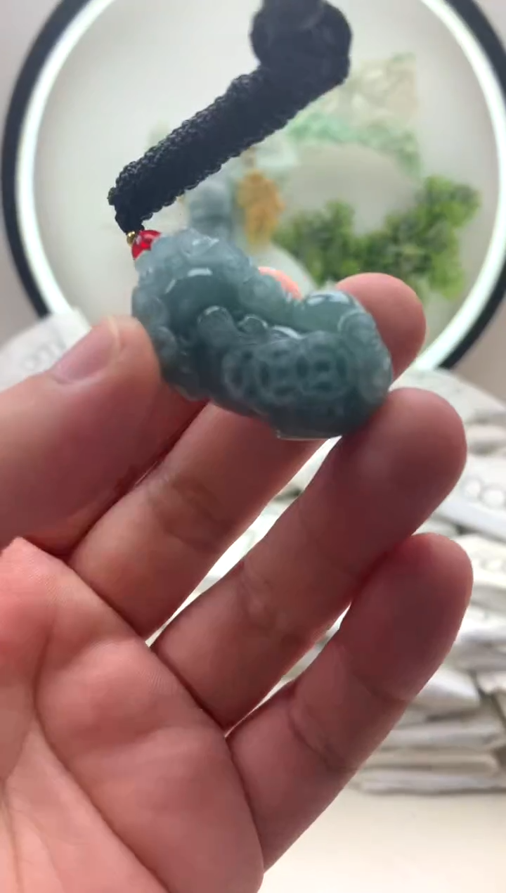 颈饰未镶嵌翡翠貔貅y