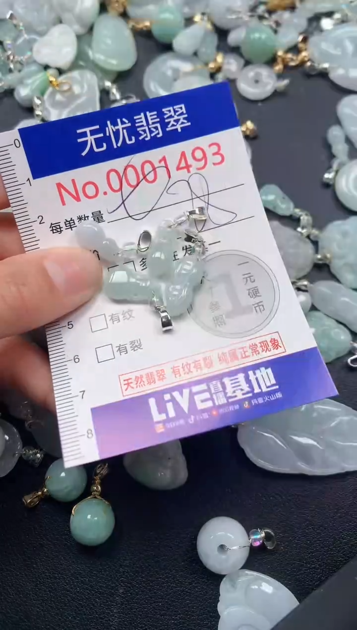 颈饰未镶嵌翡翠1493