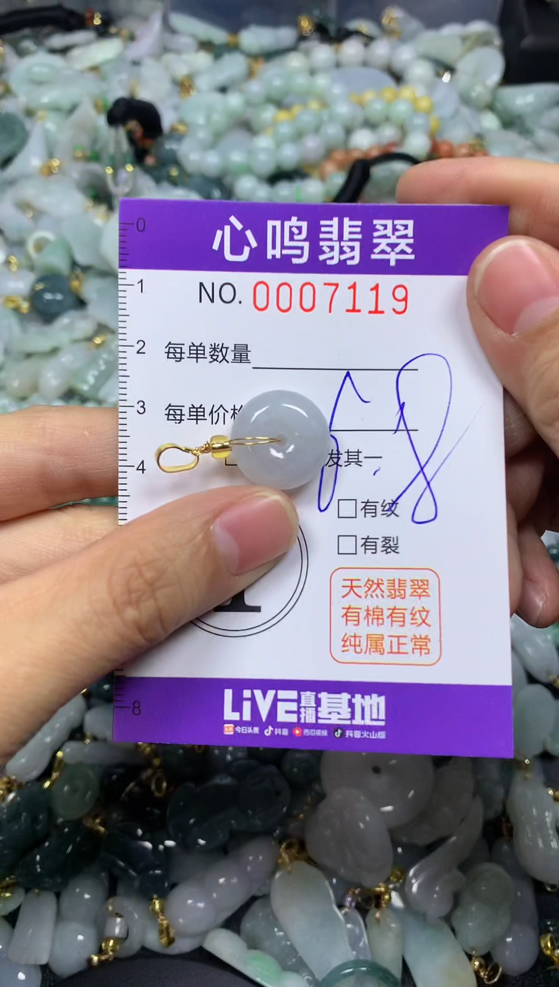 【闪购商品】翡翠颈饰未镶嵌闪购007119