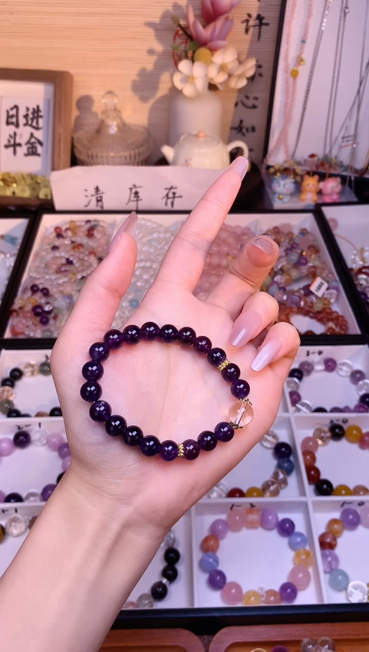 未镶嵌手串水晶1