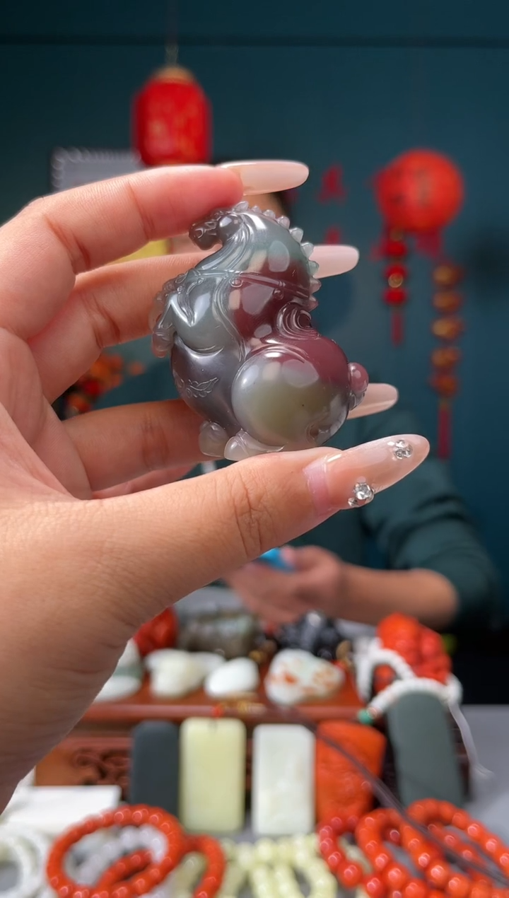 【闪购商品】石英质玉颈饰未镶嵌吊坠