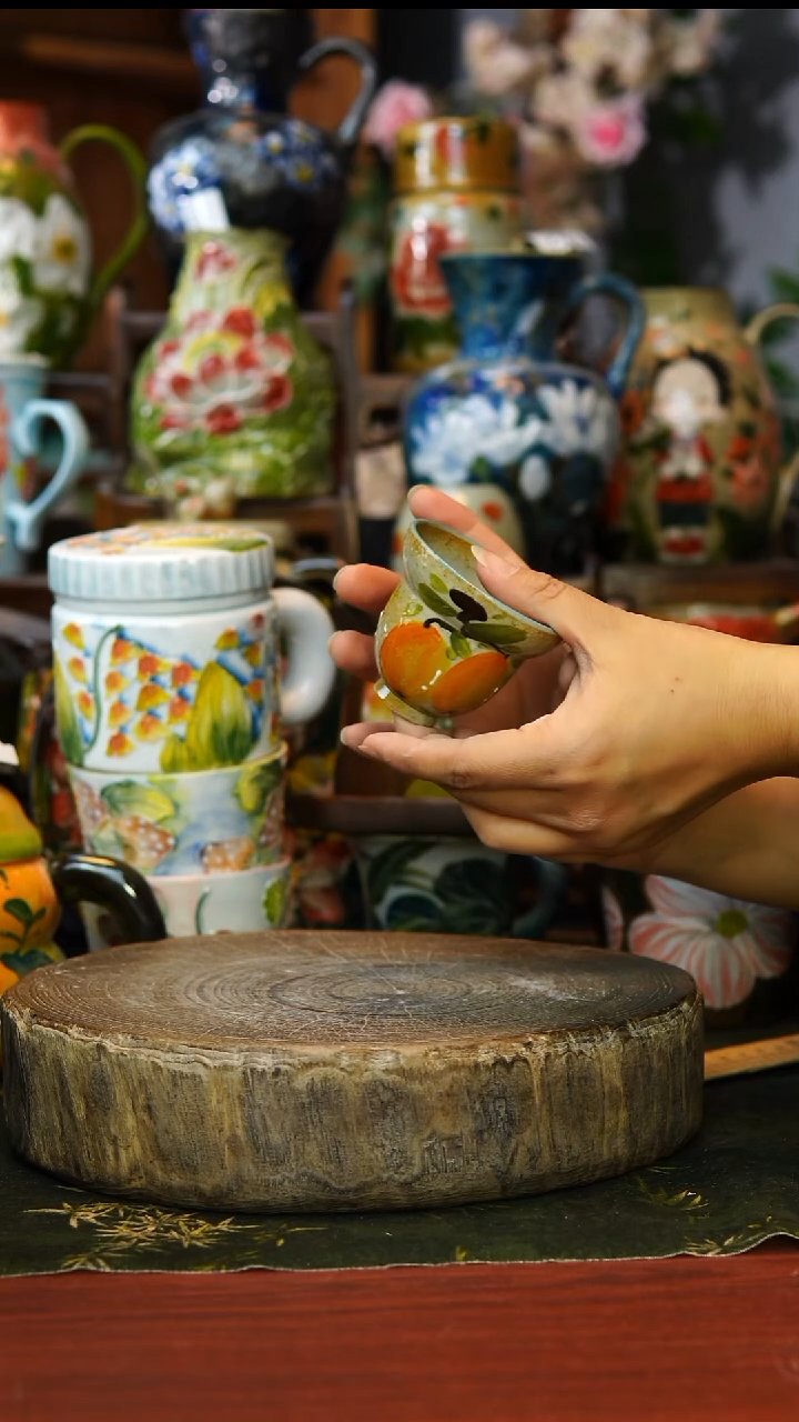 陶瓷170景德镇手工手绘釉下彩陶瓷