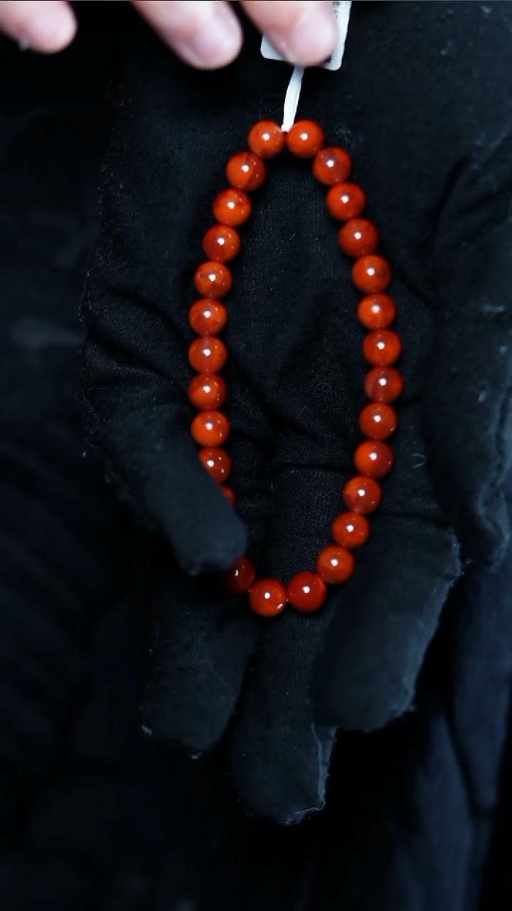 【闪购商品】南红玛瑙手串未镶嵌火焰@@SCHY单-7m手工