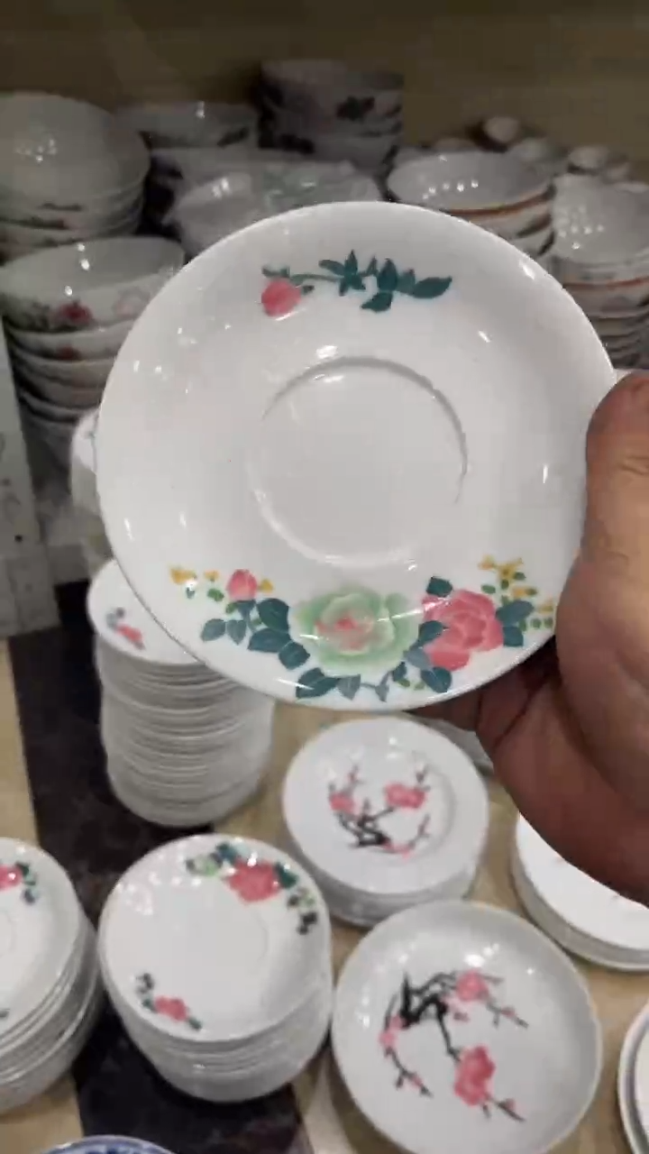 月季湖南醴陵釉下五彩陶瓷