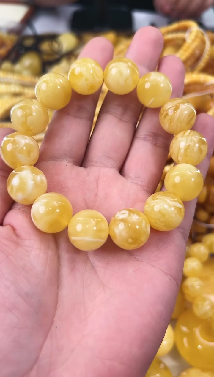 【闪购商品】琥珀手链未镶嵌蜜蜡手串
