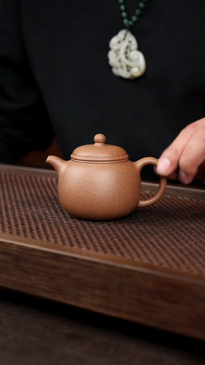 茶壶紫砂青降坡小匏尊