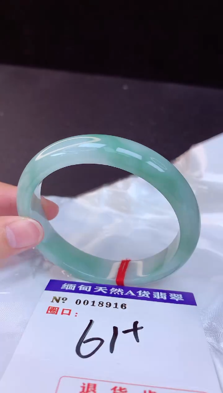 【闪购商品】翡翠手镯未镶嵌61+             