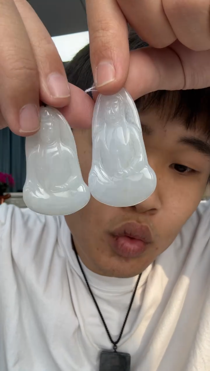 【闪购商品】翡翠颈饰未镶嵌天然翡翠A货孤品一件