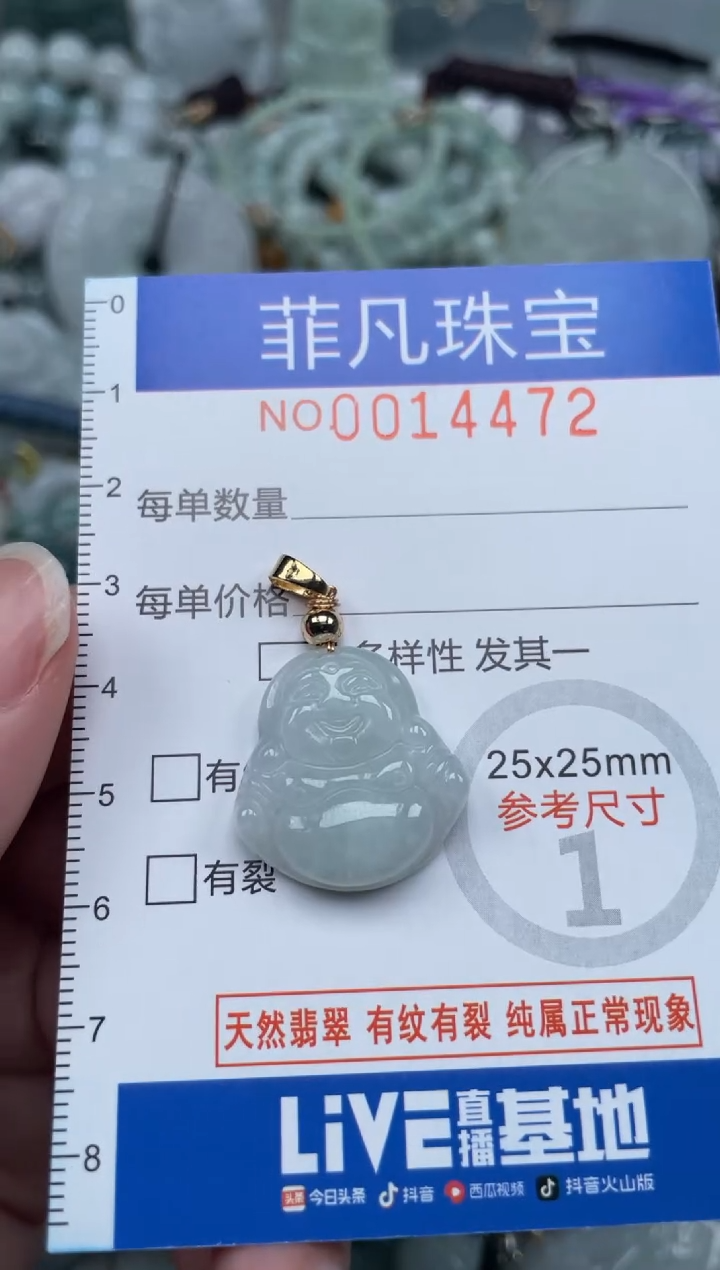 颈饰未镶嵌翡翠14472