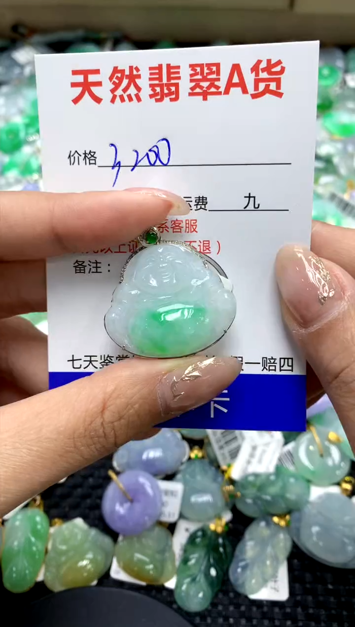【闪购商品】翡翠颈饰18K金镶嵌111111111
