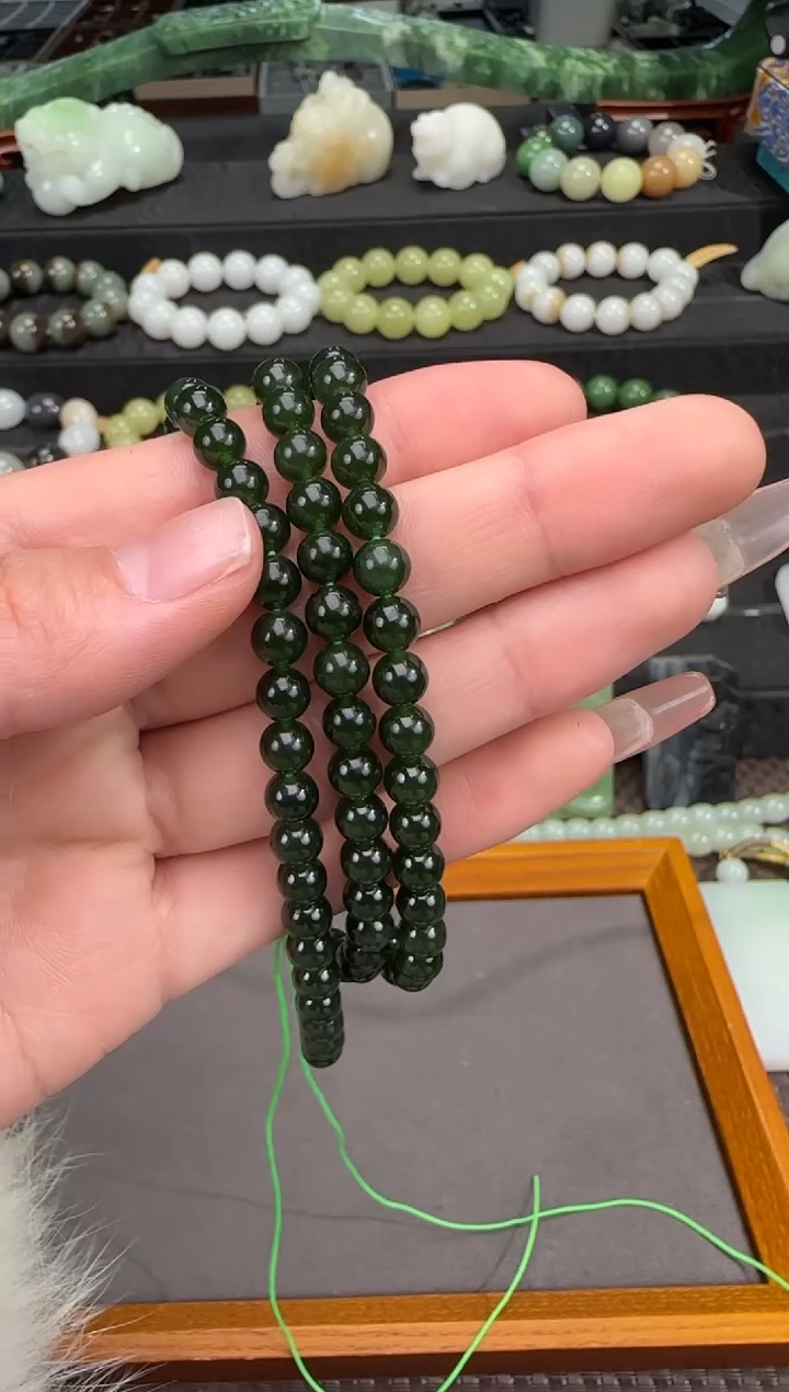 【闪购商品】和田玉未镶嵌珠串珠串