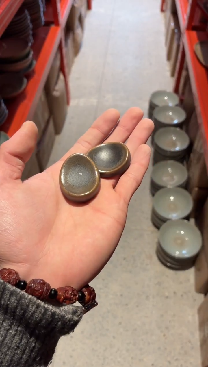 瓷片银锭筷架（拍一发二）