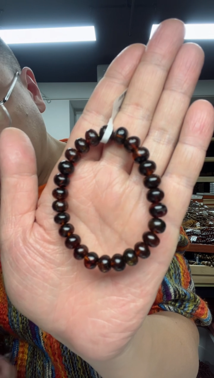 【闪购商品】琥珀裸石未镶嵌抚顺琥珀血珀9+手串