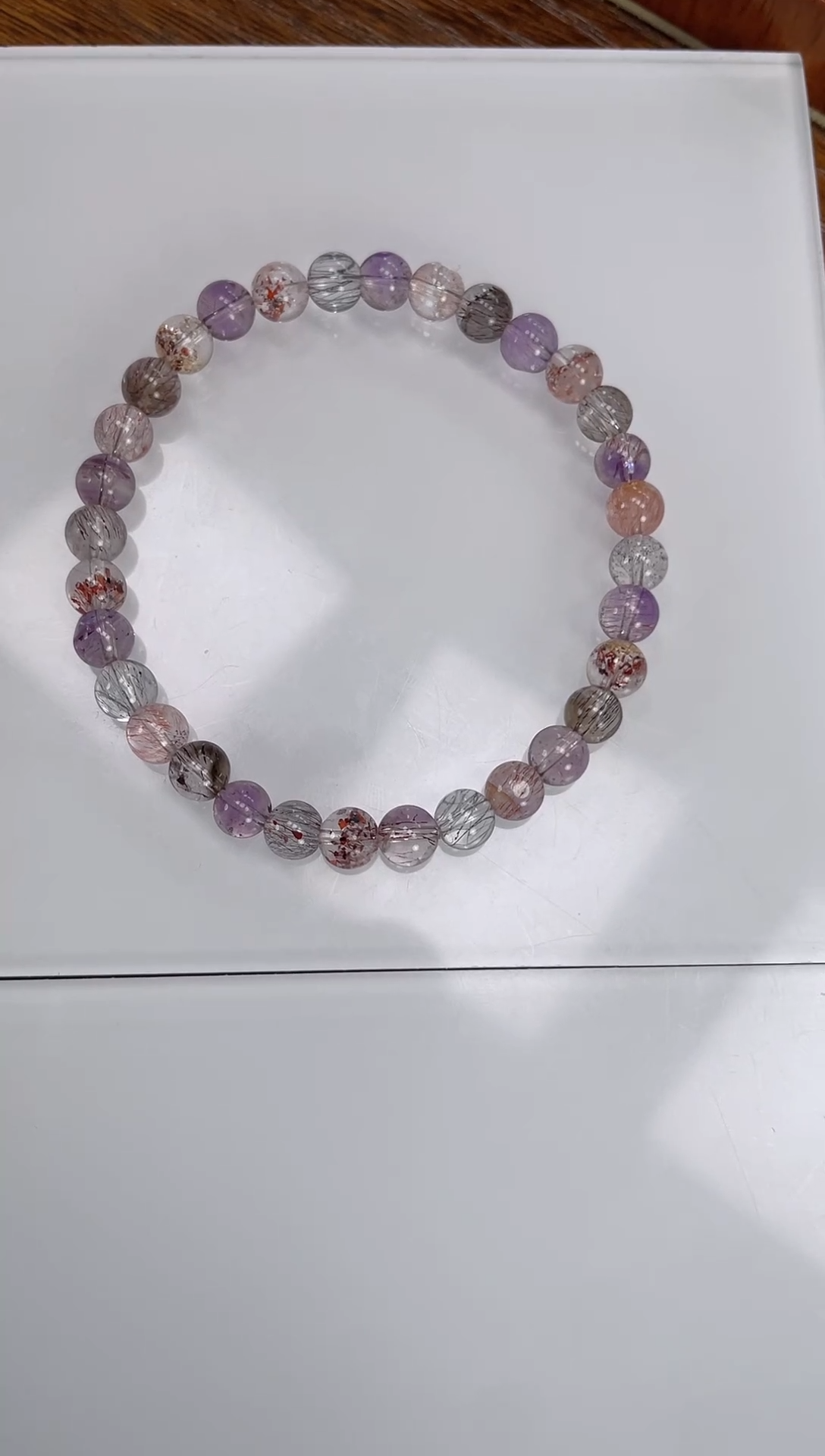 【闪购商品】水晶手链未镶嵌超七手串5+mm 多样性发一