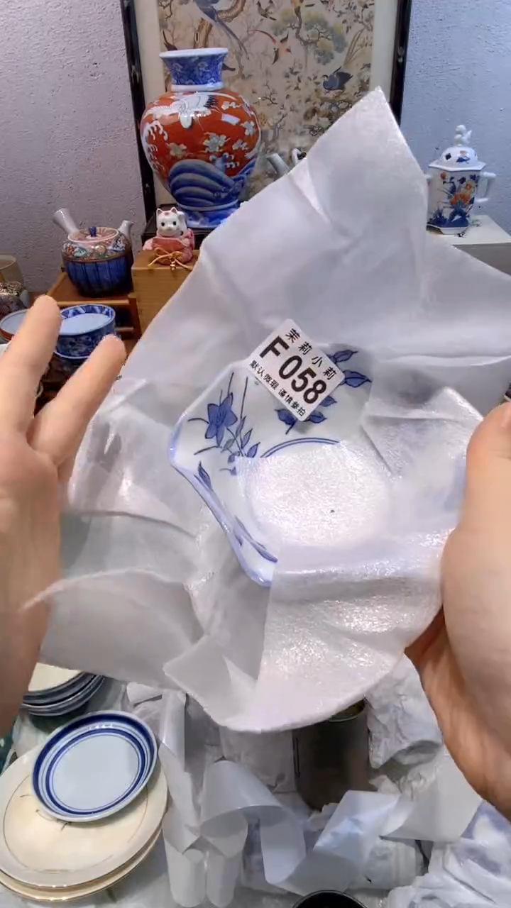 瓷片花*茉莉商品一号058