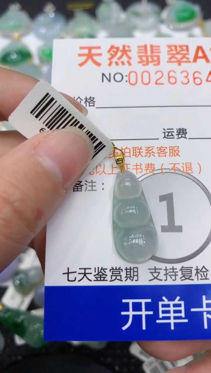 【闪购商品】翡翠颈饰18K金镶嵌11111111111