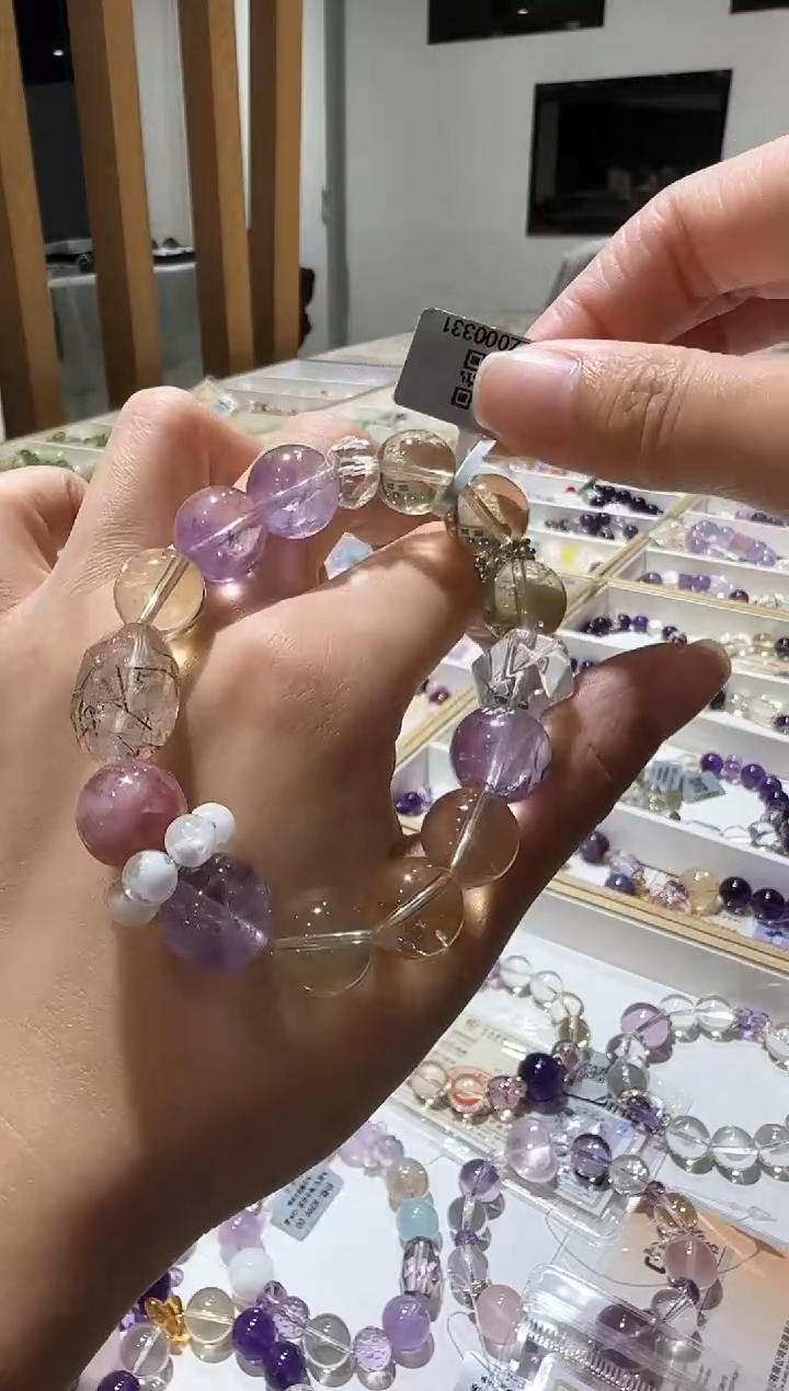 未镶嵌手链水晶手串