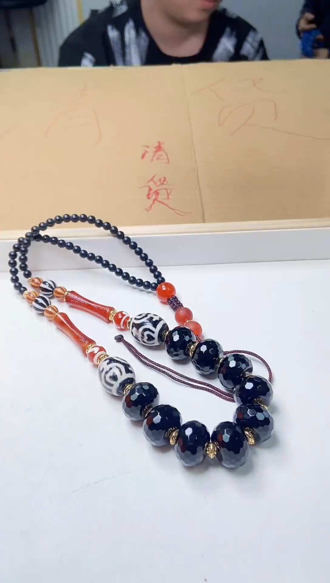 【闪购商品】玛瑙/玉髓颈饰未镶嵌k237 （带礼盒，多样性发一件）