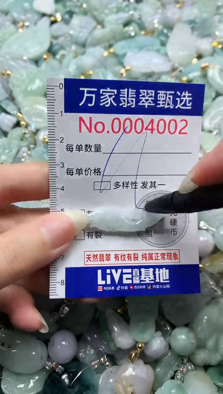 吊坠(不含链)未镶嵌翡翠4002