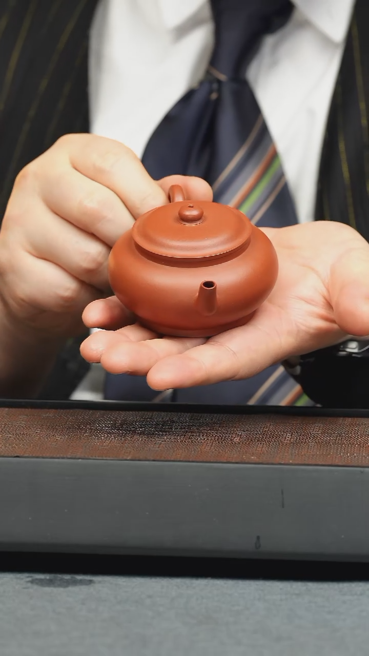 【闪购商品】紫砂茶壶五堂 扁灯二代