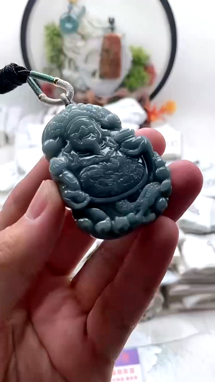 颈饰未镶嵌翡翠1财神