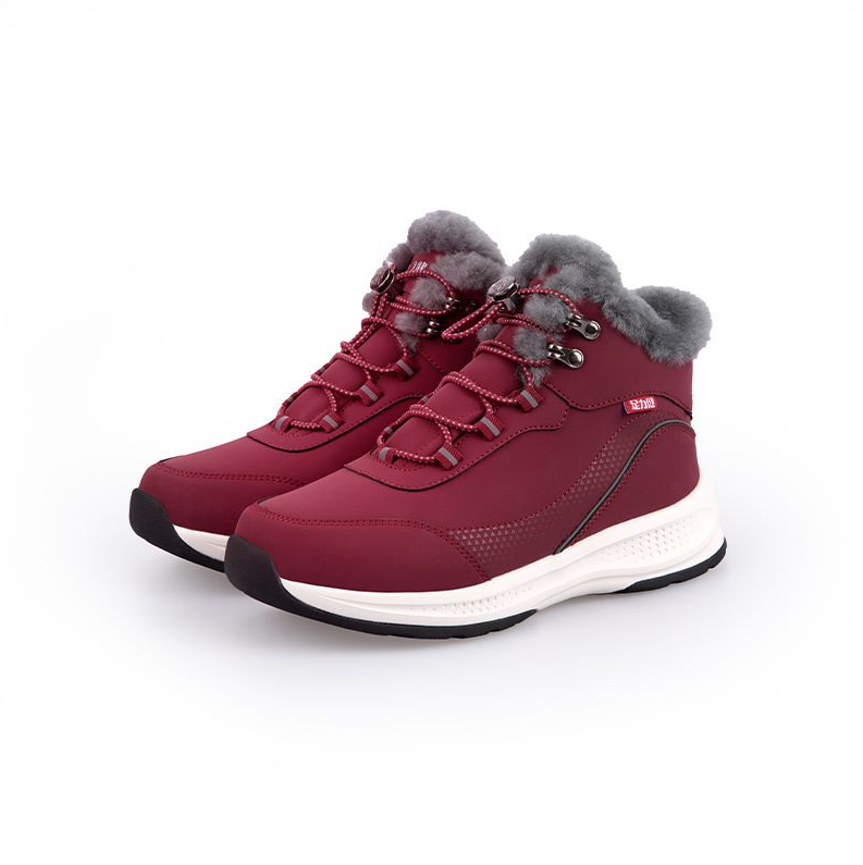 新款足力健美利奴绵羊毛鞋