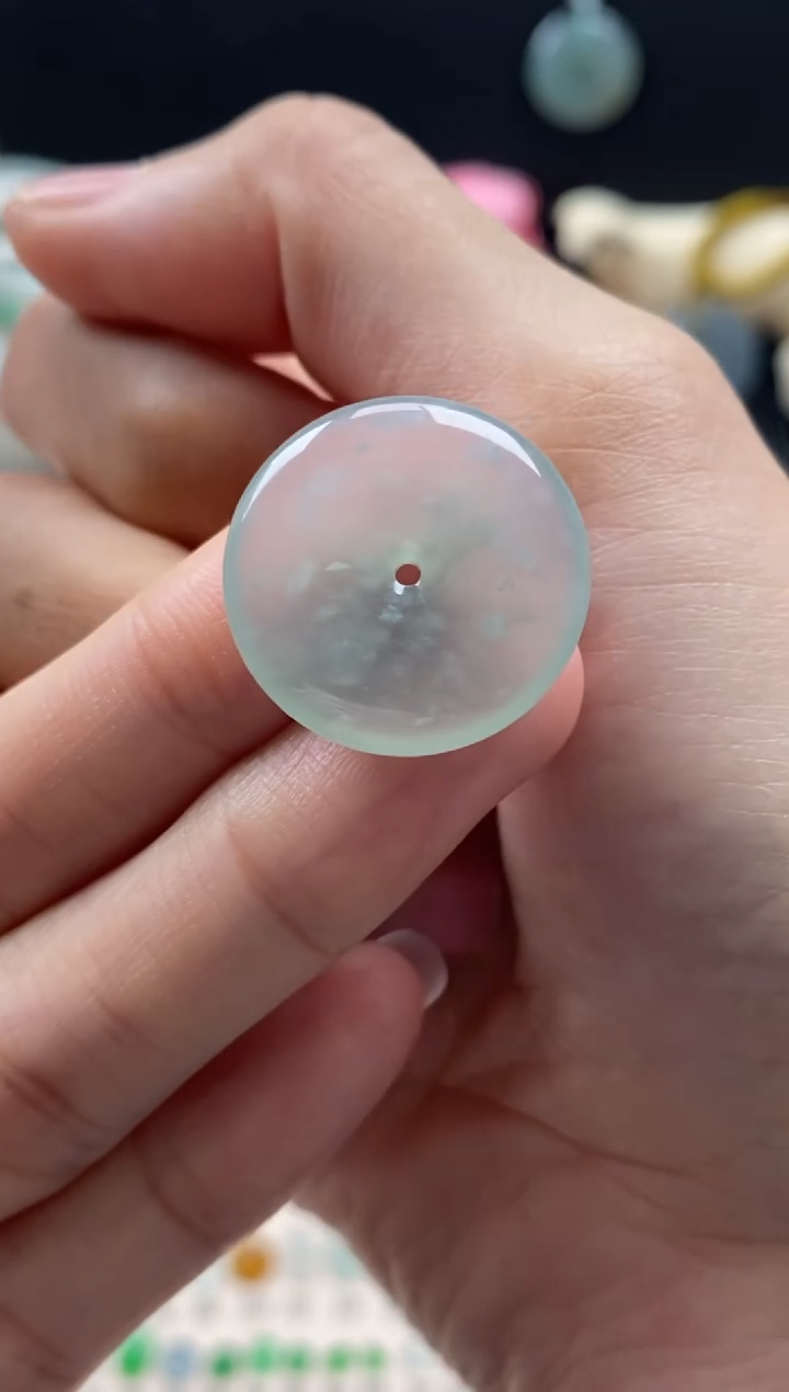 【闪购商品】翡翠颈饰未镶嵌翡翠冰种平安扣