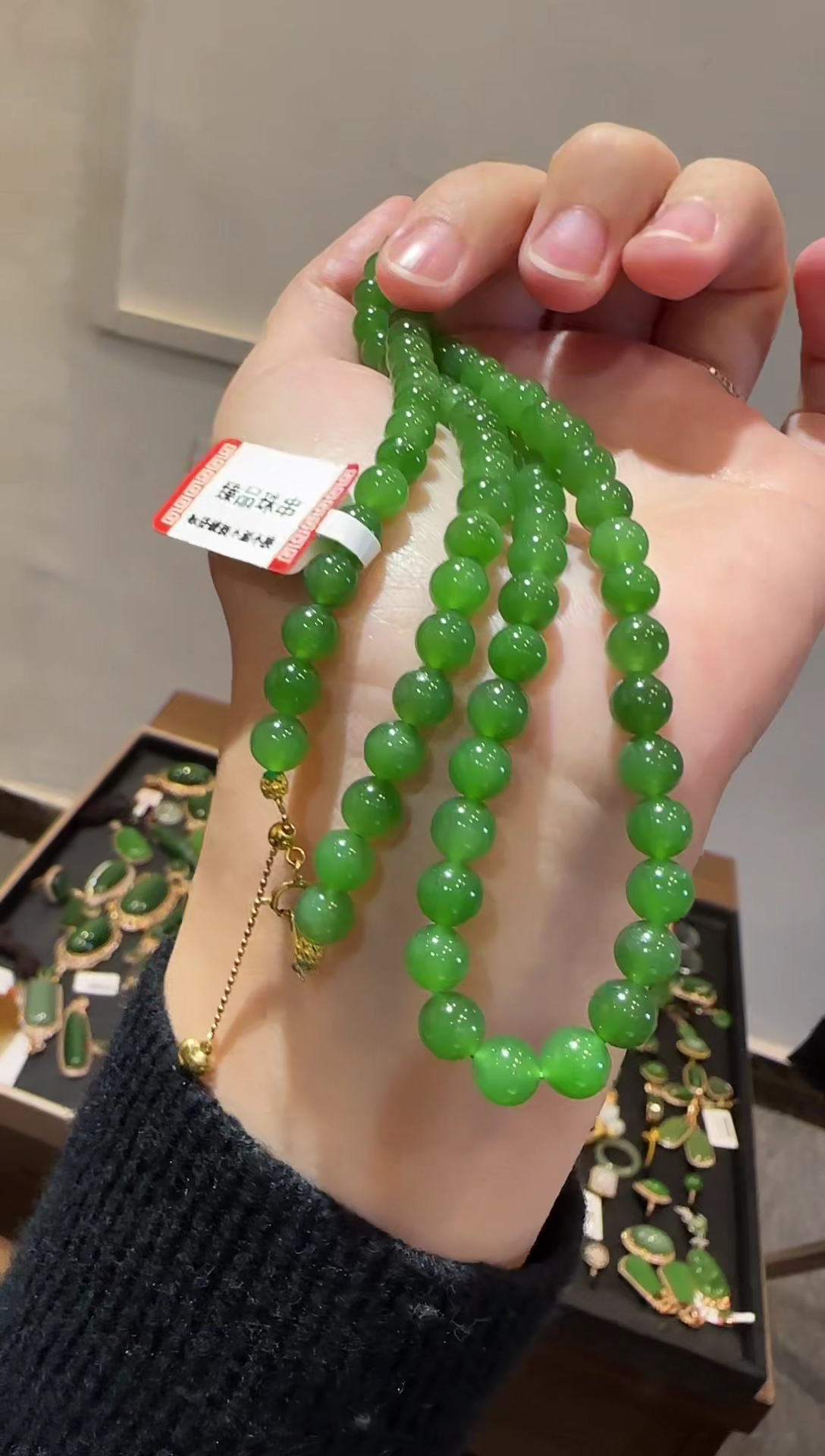 【闪购商品】和田玉吊坠18K金镶嵌1