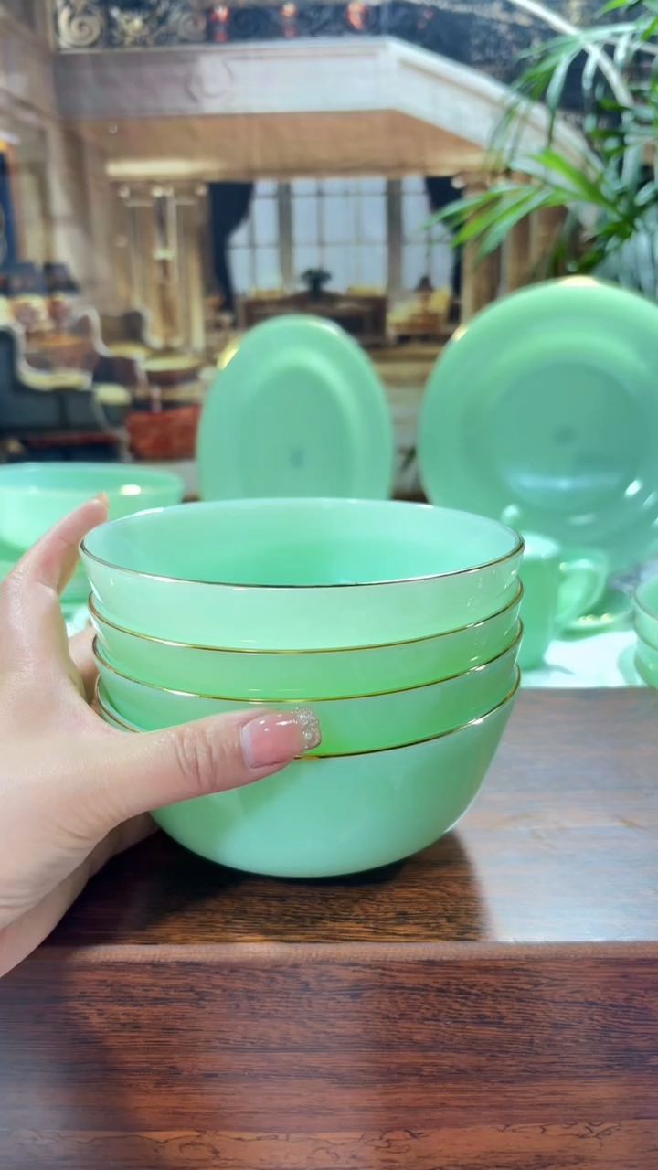 【闪购商品】... 5.5英寸玉瓷碗4个口径13.8厘米 