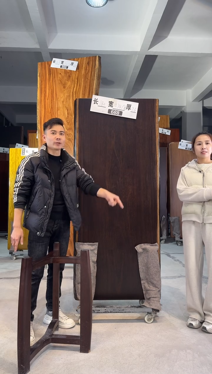 木（非红木类）乏*688刚果黑檀180*78*78*7.6