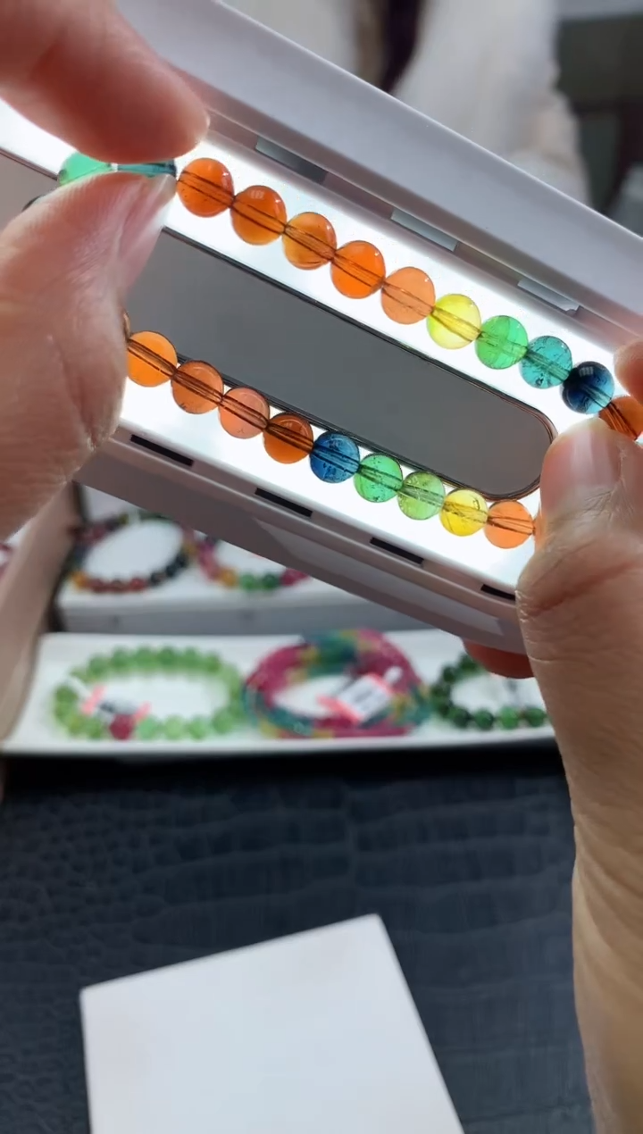 【闪购商品】碧玺手串未镶嵌多样性发一条