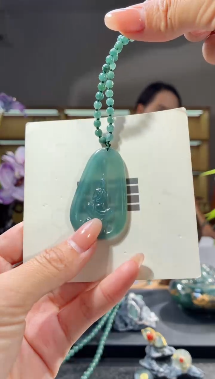 吊坠(赠链)未镶嵌翡翠无相（多样性发其一）