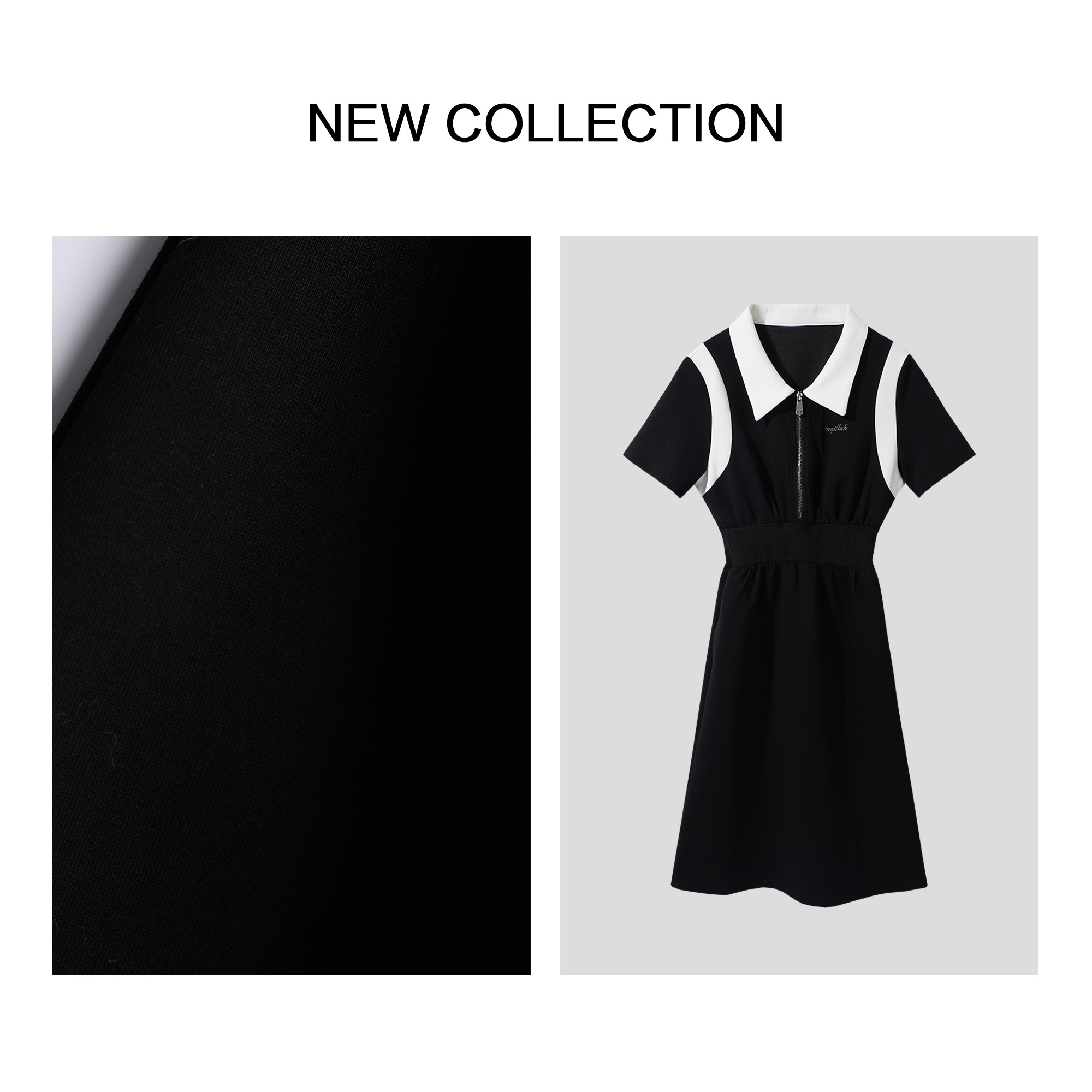 欧若风【芳芳专属】L3F28031 简约雅致 修身连衣裙