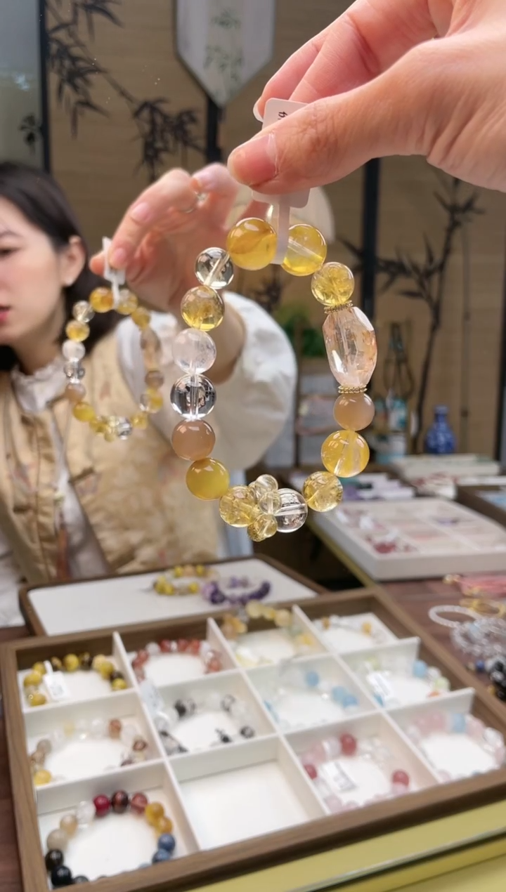 【闪购商品】水晶手链未镶嵌黄水晶