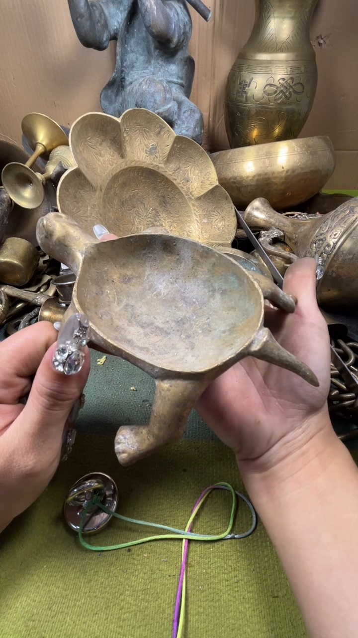 无**人亿锦铜回流铜器摆件79