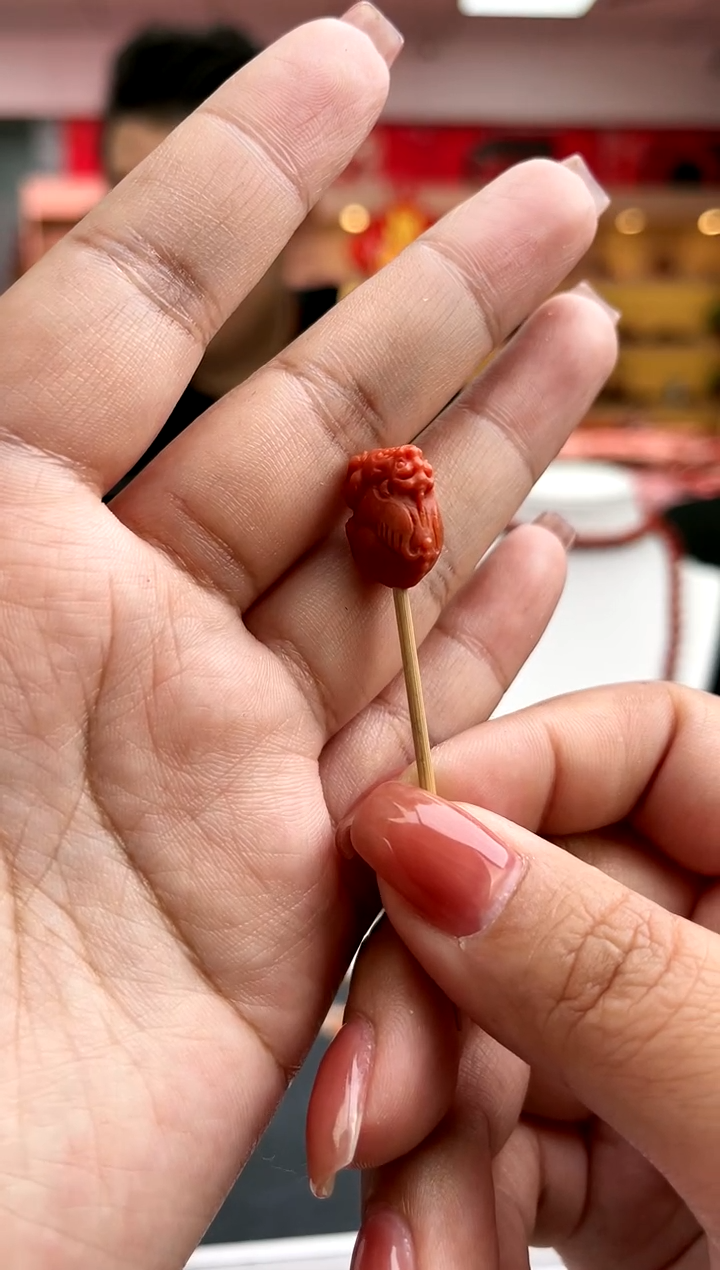 【闪购商品】南红玛瑙卡15南红瓦西貔貅未镶嵌一件23