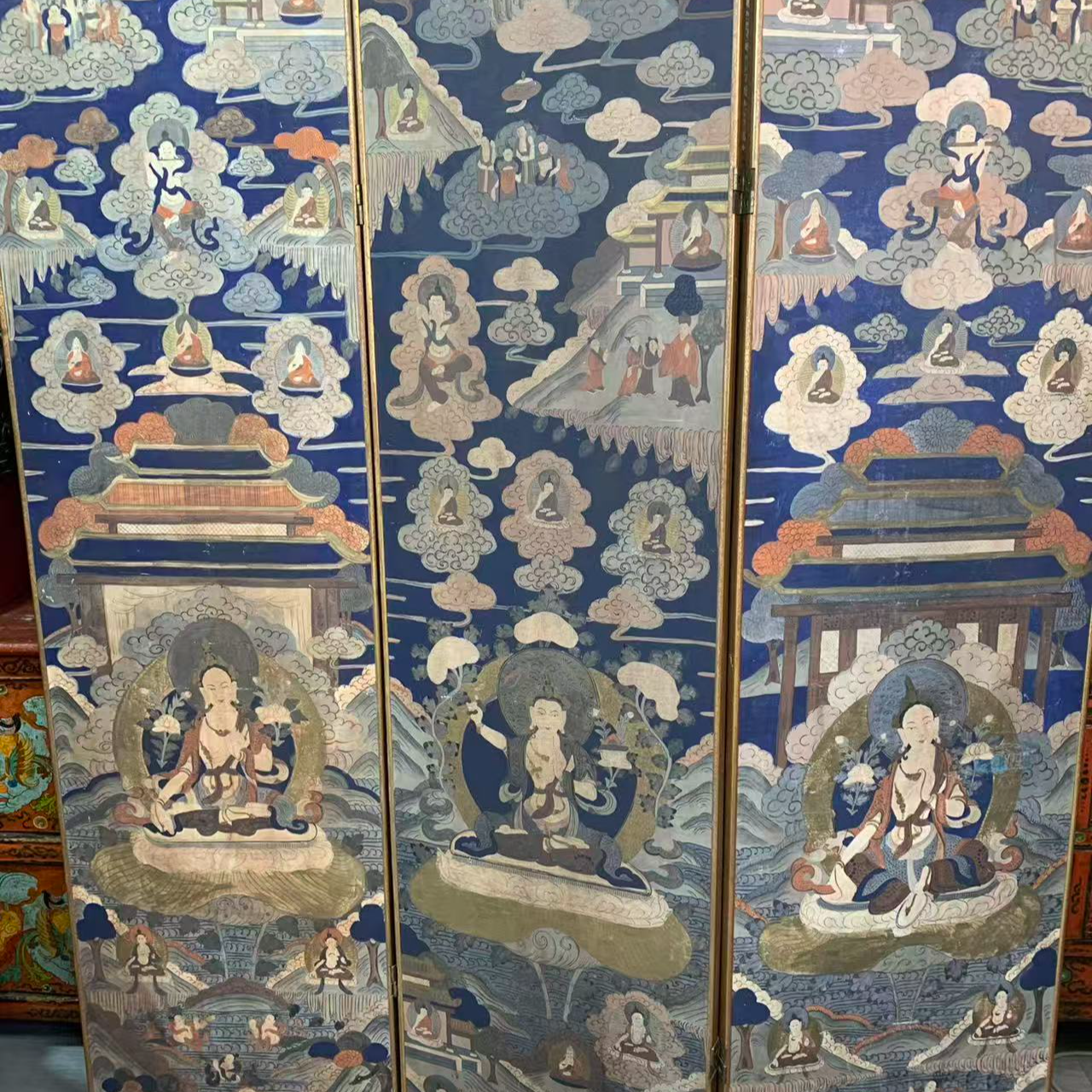 lot1198 清中期屏风      