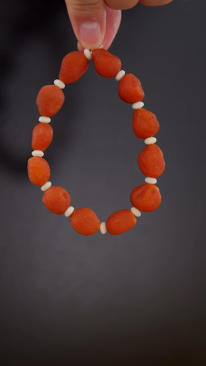 手串琥珀未镶嵌海漂籽原石手串19.27