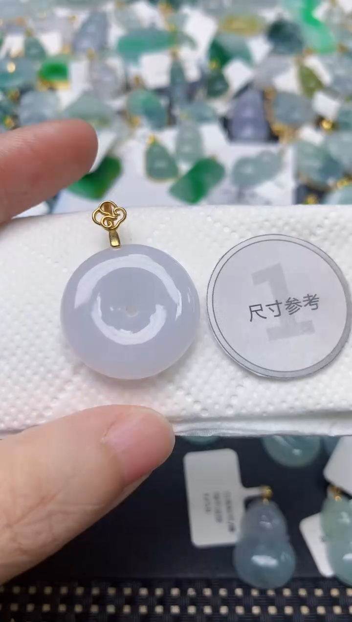 颈饰未镶嵌翡翠天然缅甸A货翡翠