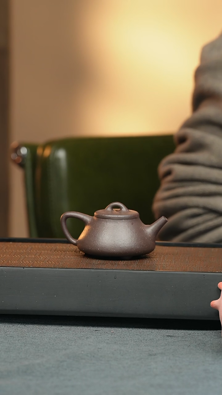 【闪购商品】紫砂茶壶五堂 士恒石瓢-手工炼泥