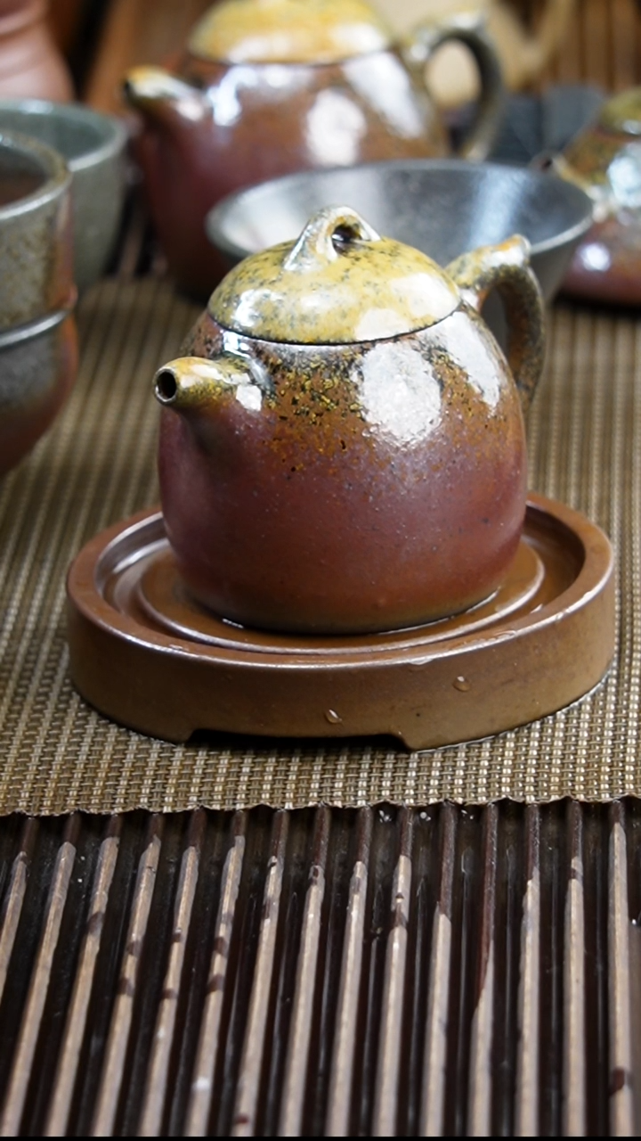 茶壶紫砂柴烧 秦权