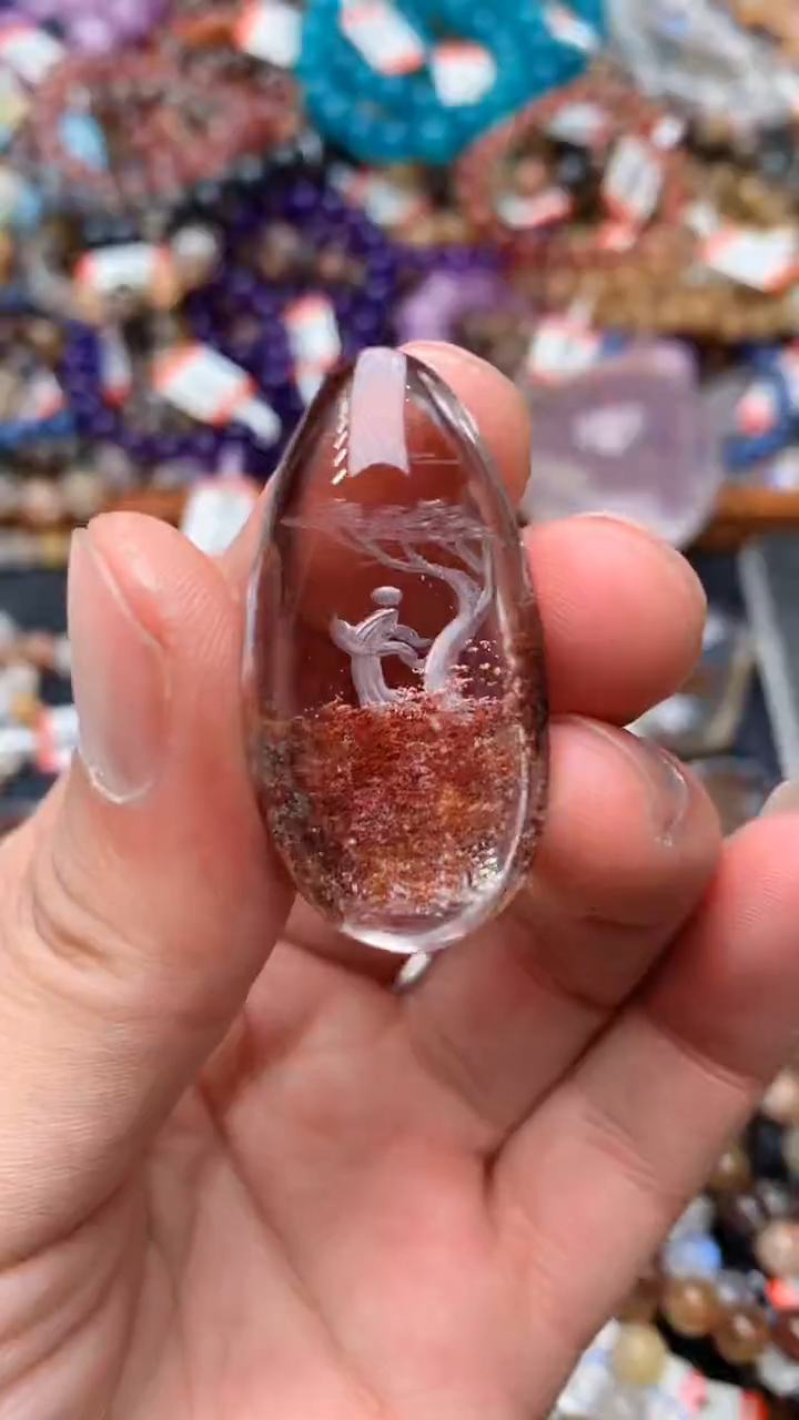 【闪购商品】水晶吊坠(赠链)未镶嵌103