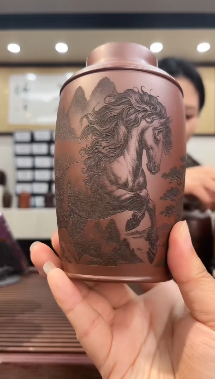 【闪购商品】紫砂茶叶罐13精品紫砂杯