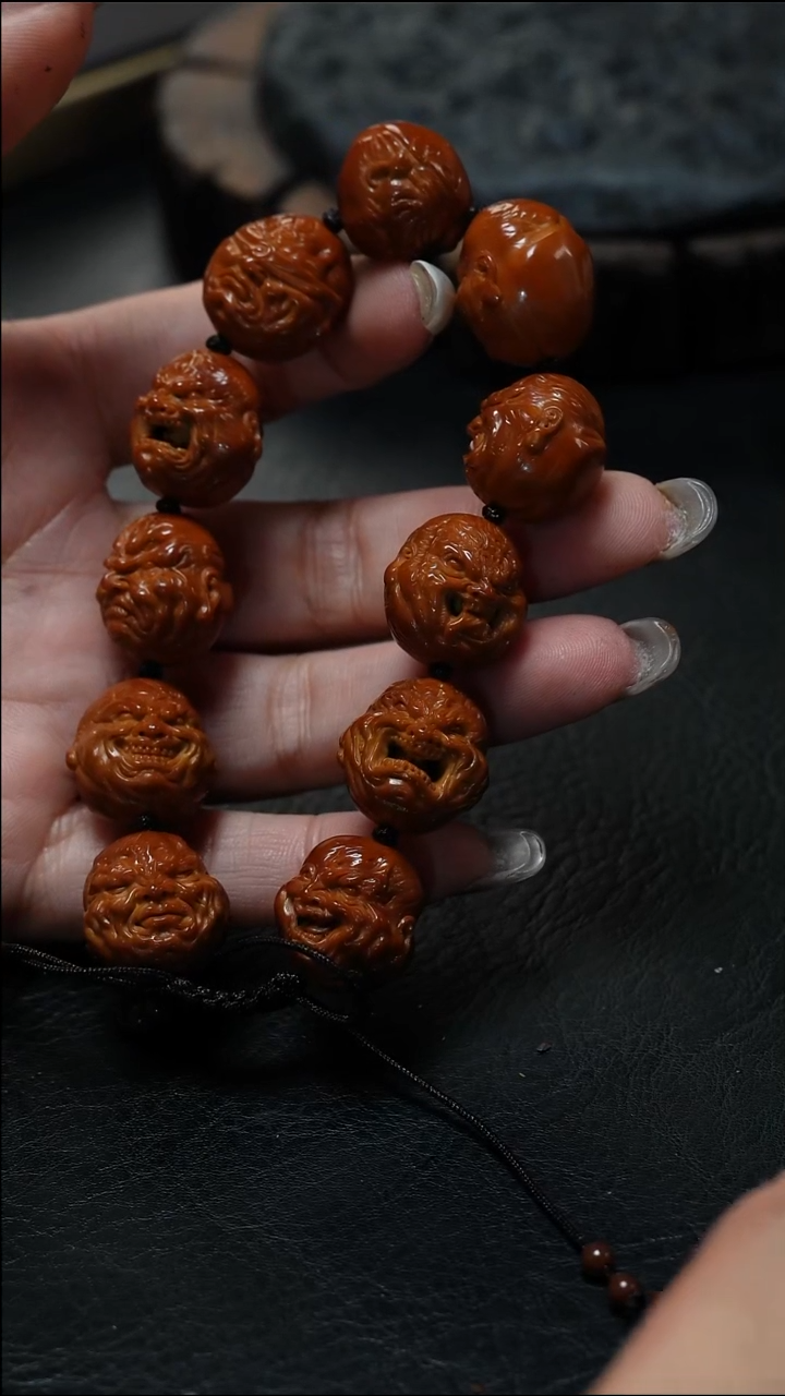 吊坠橄榄核梦梦精品核雕