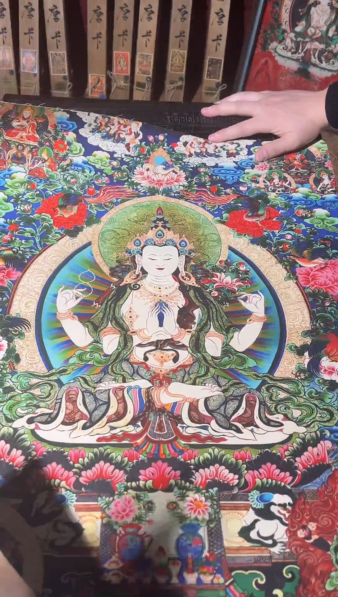 卷轴画东东唐卡tk16