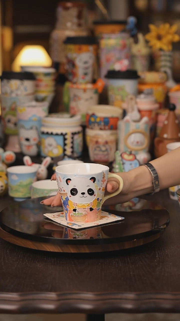 景德镇釉下彩绘设计师款式陶瓷