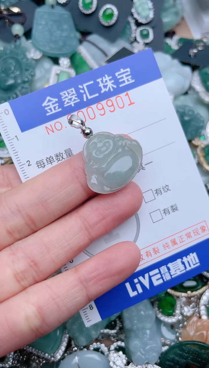 【闪购商品】翡翠颈饰未镶嵌9901.....