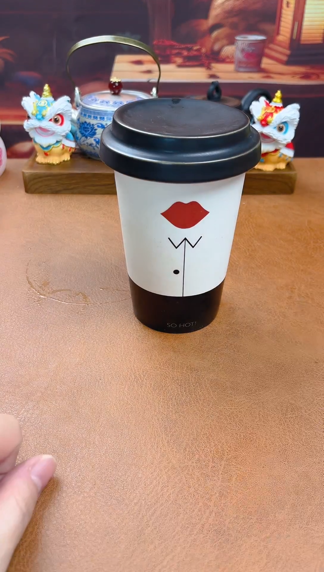 陶瓷茶具摆件旅行套组