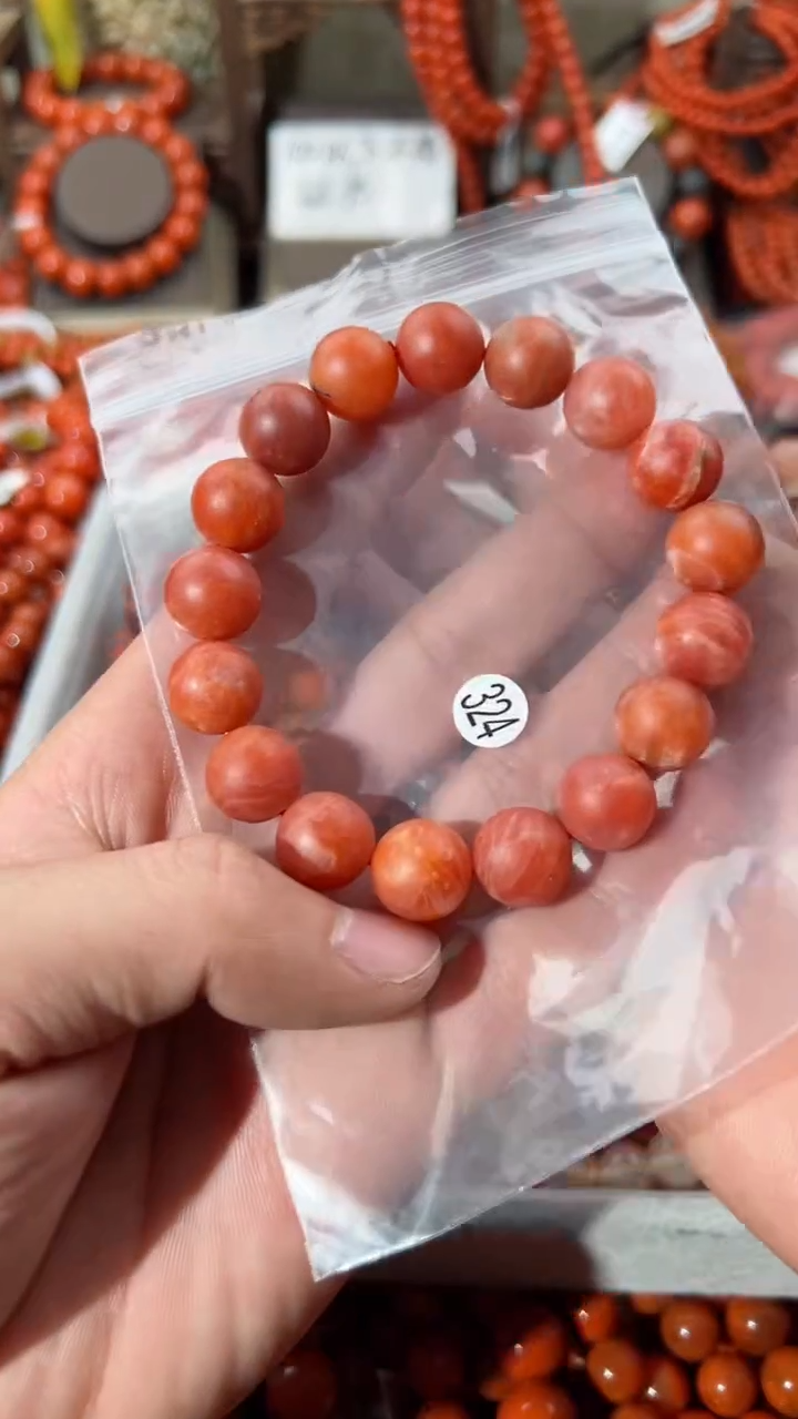 【闪购商品】南红玛瑙手串未镶嵌12