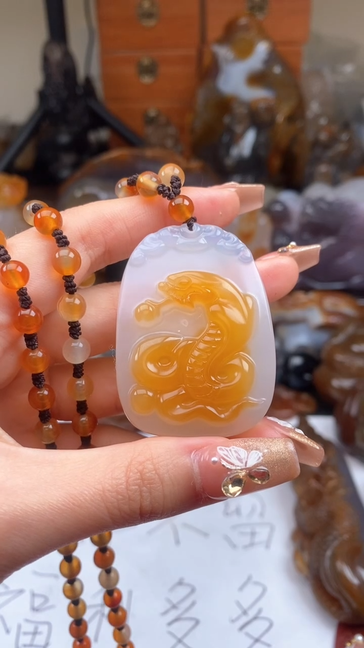 【闪购商品】玛瑙/玉髓颈饰未镶嵌AA